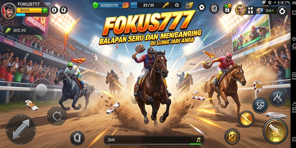 Tampilan gameplay FOKUS777 yang seru dan mendebarkan.