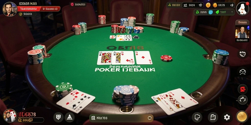 Tampilan gameplay menarik dari ID678 yang membawa sensasi Poker.