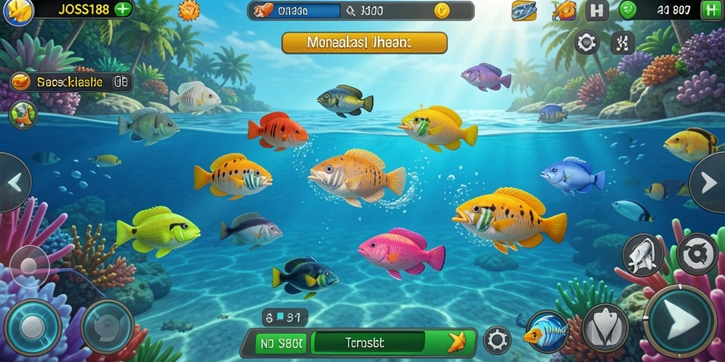 Tangkapan layar dari gameplay JOSS188 yang seru dan mendebarkan.