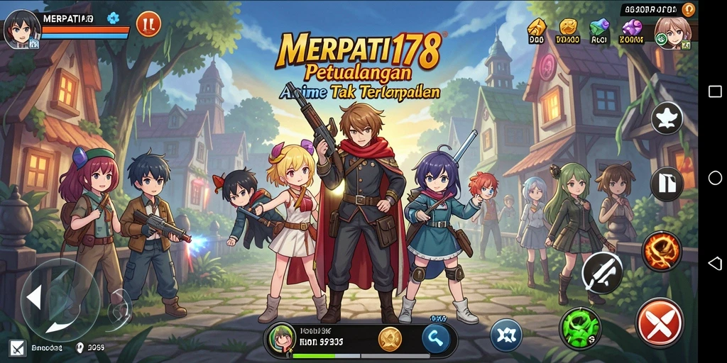 Gameplay MERPATI178 yang penuh warna dan karakter Anime yang keren.
