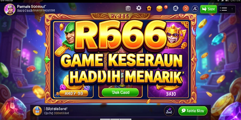 Tampilan menarik gameplay Slot RR666 dengan grafik yang menawan.
